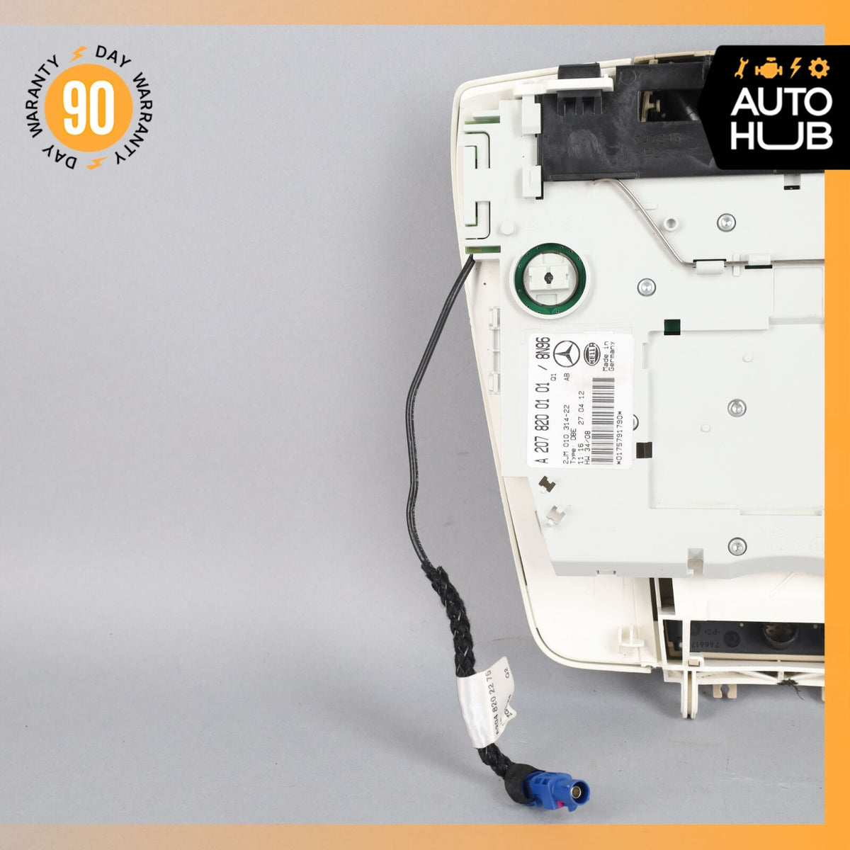 11-16 Mercedes W207 E350 E400 E550 Overhead Dome Light Lamp 2078200101 Beige OEM - photo 11