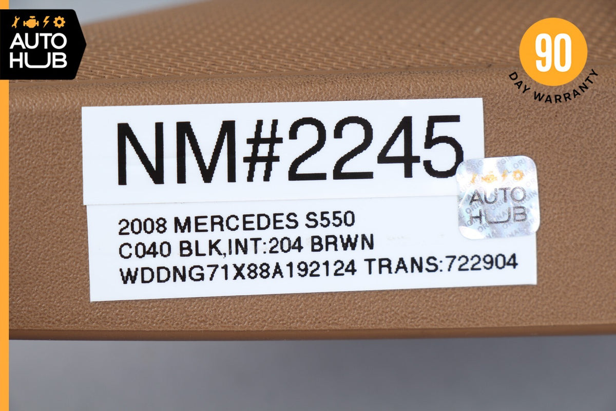 07-13 Mercedes W221 S550 S63 AMG Door Corner Speaker Left Driver Side Brown OEM - photo 12