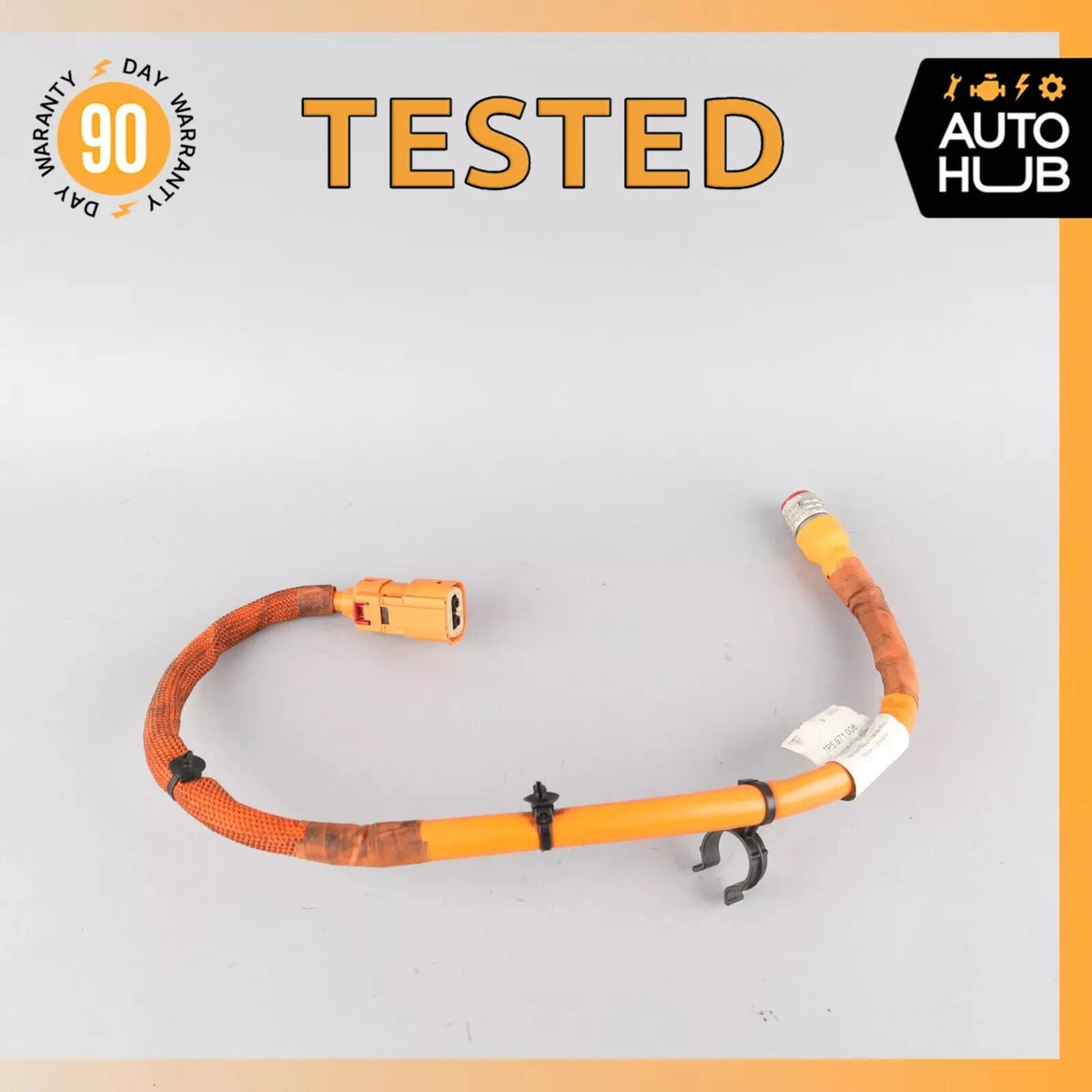 15-18 Porsche Cayenne E-Hybrid 958 A/C AC Compressor High Voltage Wire Cable OEM - photo 1