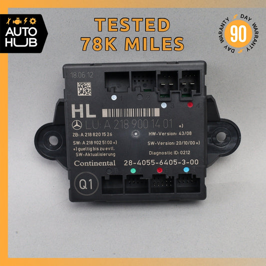08-18 Mercedes W212 E350 C300 CLS550 Rear Left Side Door Control Module OEM 78k - photo 1