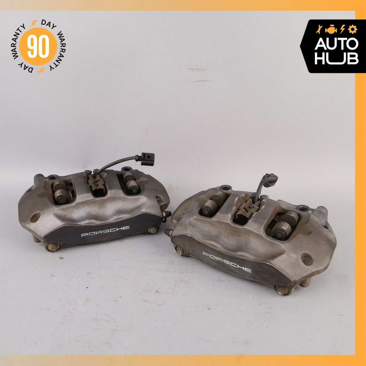 11-18 Porsche Cayenne 958 / Touareg Rear Brake Calipers Set 7P5615404AD OEM - photo 2