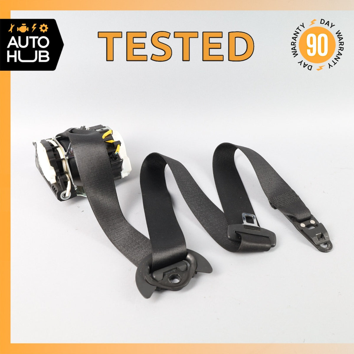 10-16 Porsche Panamera 970 S Hybrid Front Right Side Seat Belt Black OEM - photo 1