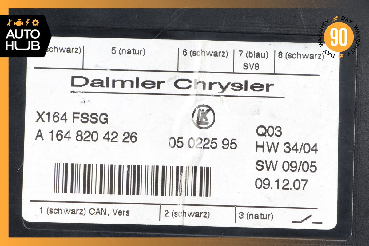 07-12 Mercedes X164 GL550 GL350 Third Seat Row Power Folding Control Module OEM - photo 9