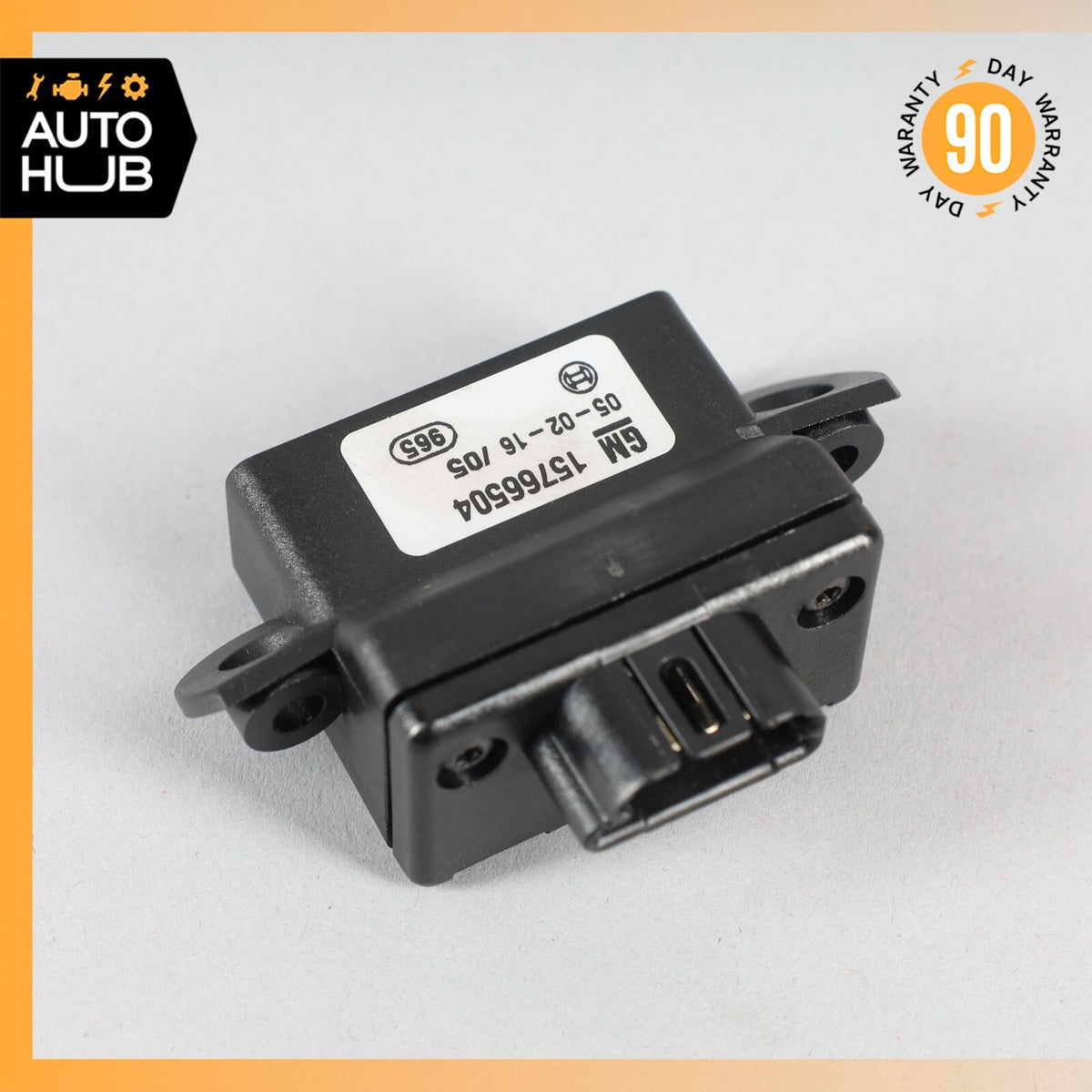 04-09 Cadillac XLR Rear Parktronic Buzzer Display PDC Black 15766504 OEM 51k - photo 2