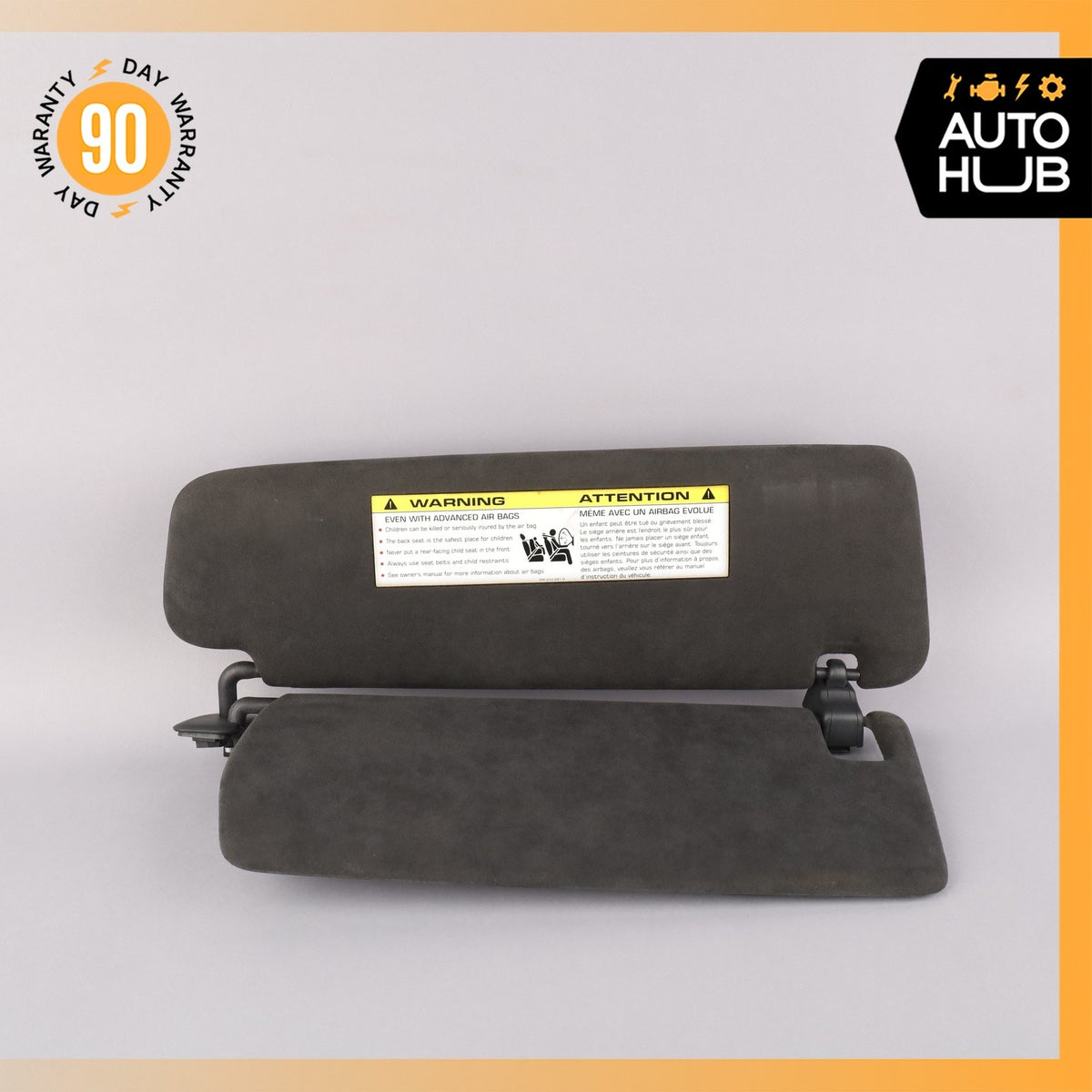 11-14 Porsche Cayenne 958 GTS Sun Visor Sunvisor Left Side Suede OEM - photo 4