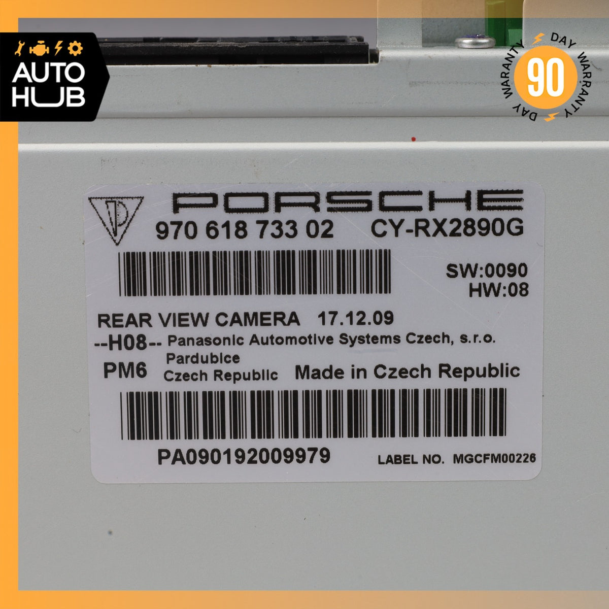 10-13 Porsche Panamera 970 Rear View Backup Camera Control Module OEM - photo 10