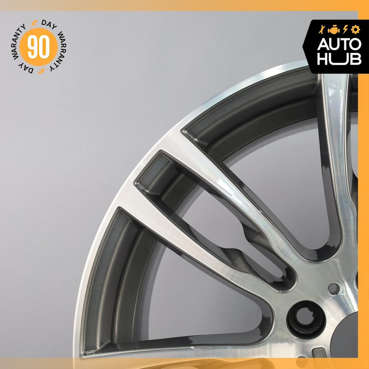 BMW F30 330e 335i 440i 435i 8 x 19 19" Style 403 Wheel Rim Polished Gray OEM - photo 3