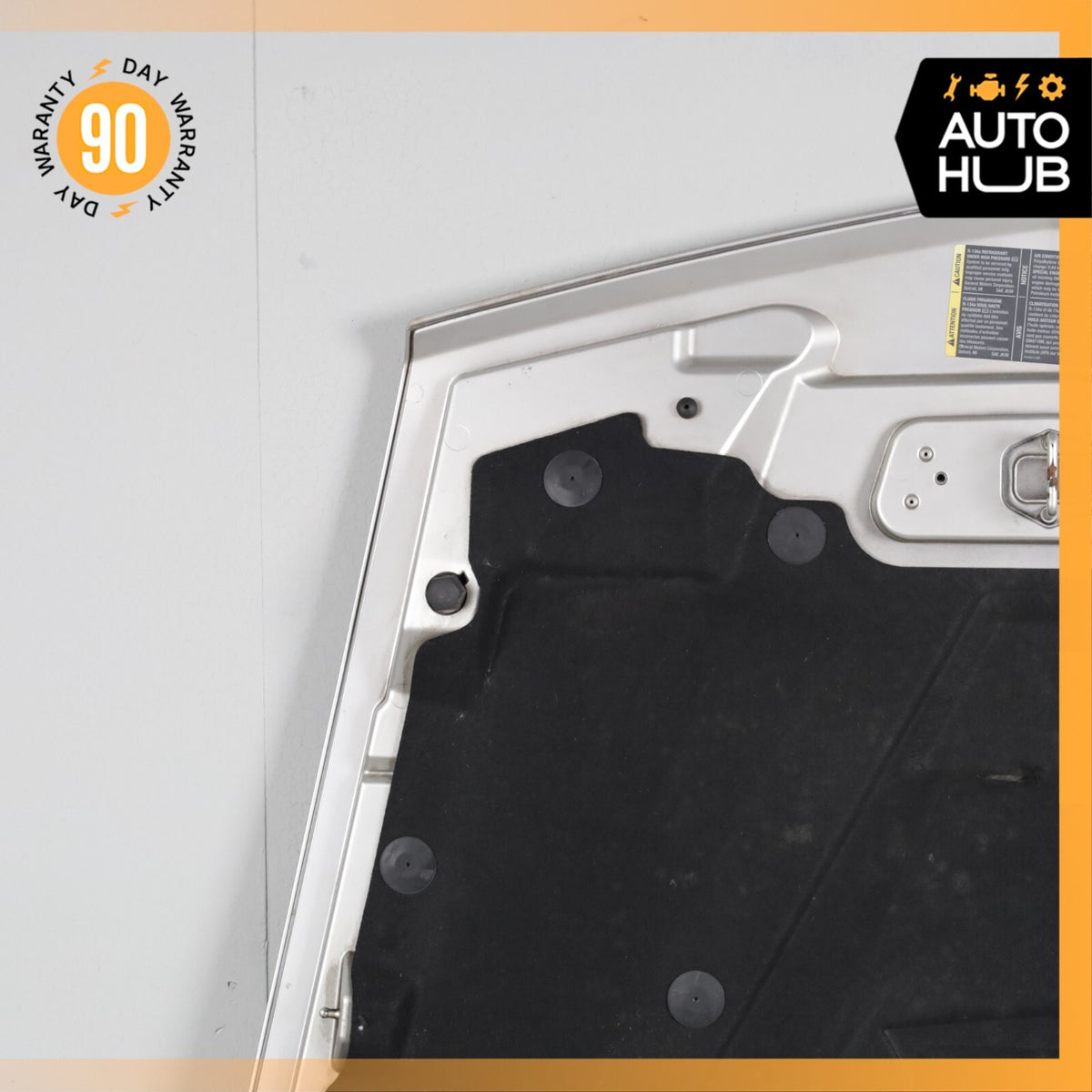 04-08 Cadillac XLR Hood Cover Panel Assembly Silver OEM 50k - photo 13