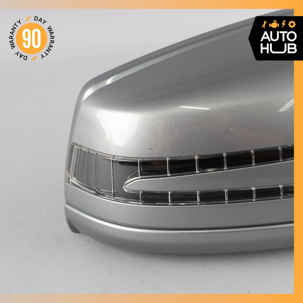 10-13 Mercedes W221 S550 S400 Right Side Rear View Door Mirror w/Blind Spot OEM - photo 8