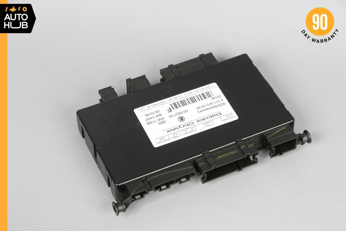 03-12 Mercedes X164 GL350 E350 SLK300 Seat Control Module Left 2118704085 OEM - photo 3