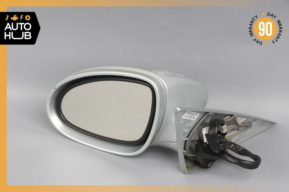 06-08 Mercedes W219 CLS500 CLS55 AMG Left Side Rear View Door Mirror Silver OEM - photo 1