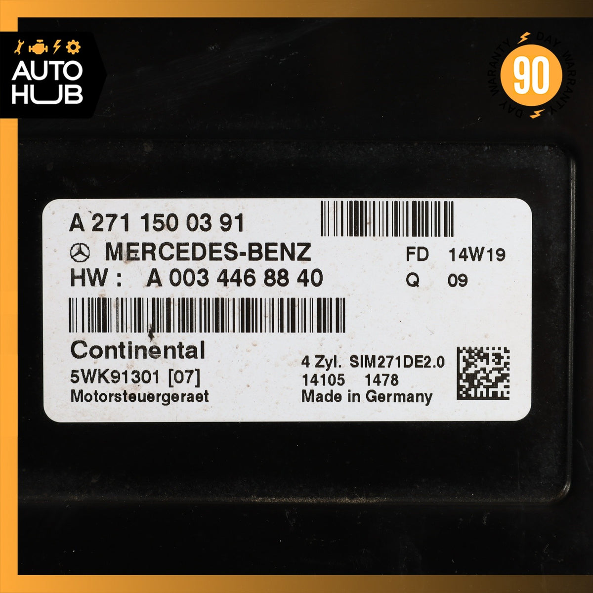Mercedes R172 SLK250 C250 M271 ECU Engine Control Module Unit FLASHED OEM 74k - photo 10