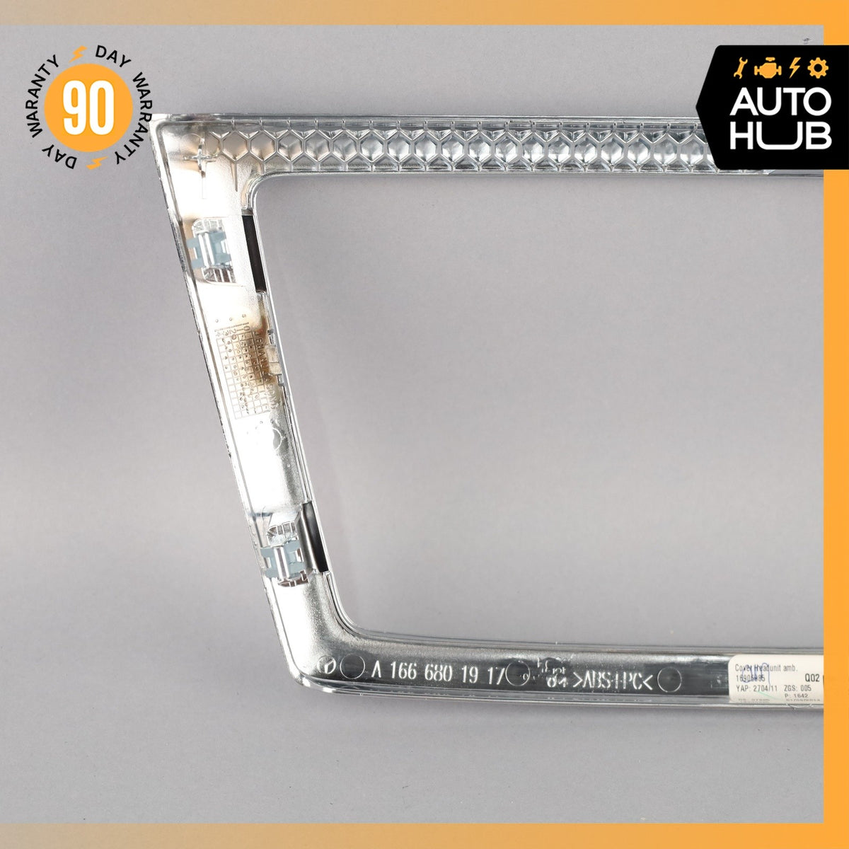12-16 Mercedes W166 ML350 ML550 Center Console Command Unit Radio Bezel Trim OEM - photo 13