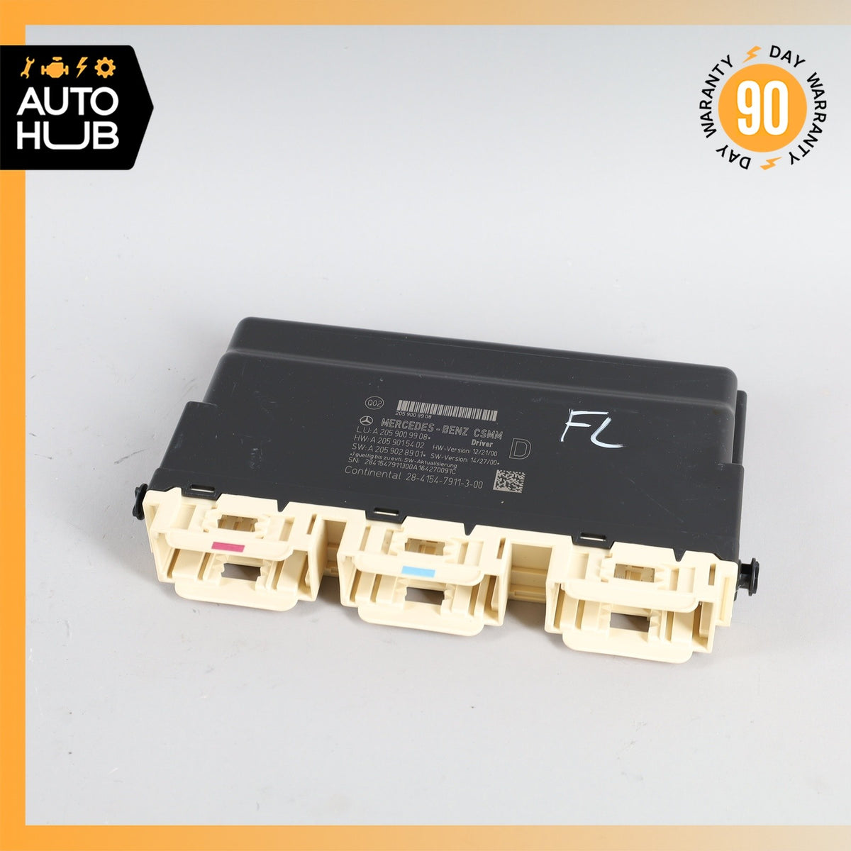 15-23 Mercedes W205 C300 C43 AMG Front Left Seat Control Module OEM - photo 2