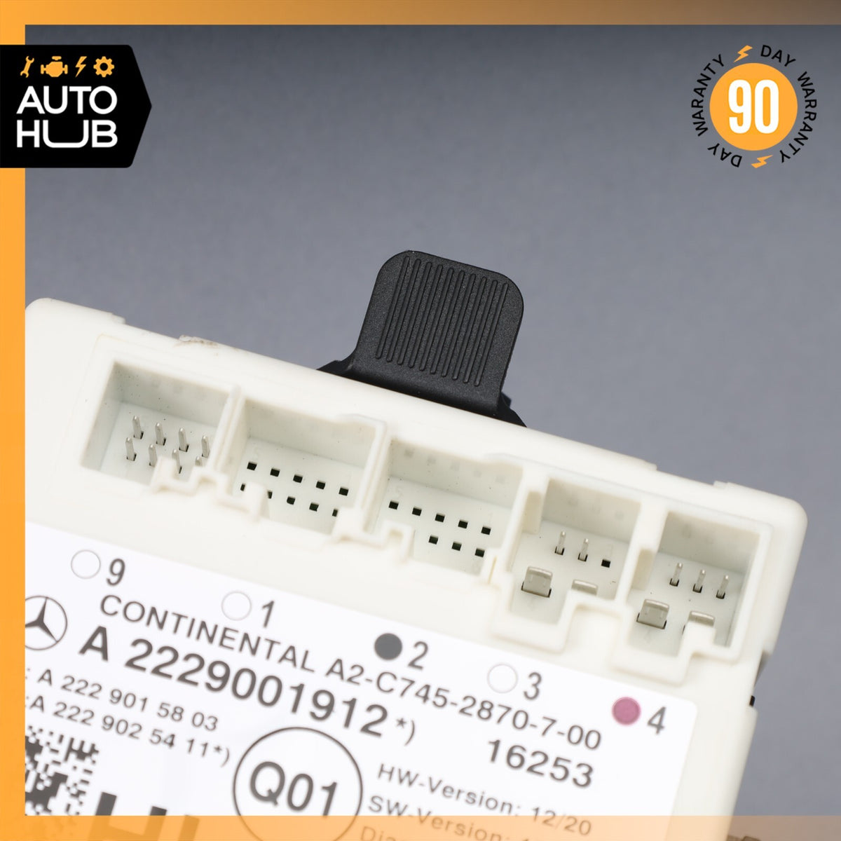 16-19 Mercedes W205 C300 C350e Rear Left Driver Side Door Control Module OEM 69k - photo 5