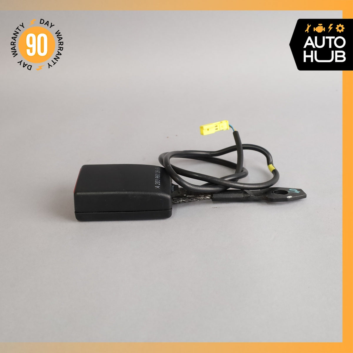 03-09 Mercedes W209 CLK500 CLK55 Front Left or Right Seat Belt Buckle Black OEM - photo 4