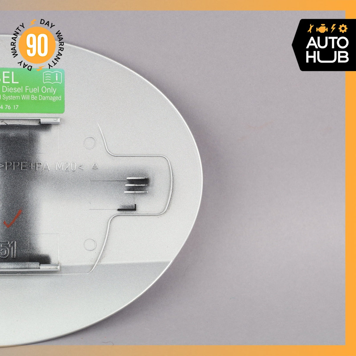 06-13 Mercedes W251 R320 R500 Fuel Door Lid Gas Tank Cover 2517570106 White OEM - photo 7