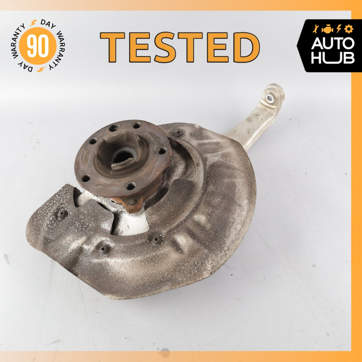 11-18 Porsche Cayenne 958 Hybrid S Front Left Driver Knuckle Spindle OEM - photo 1
