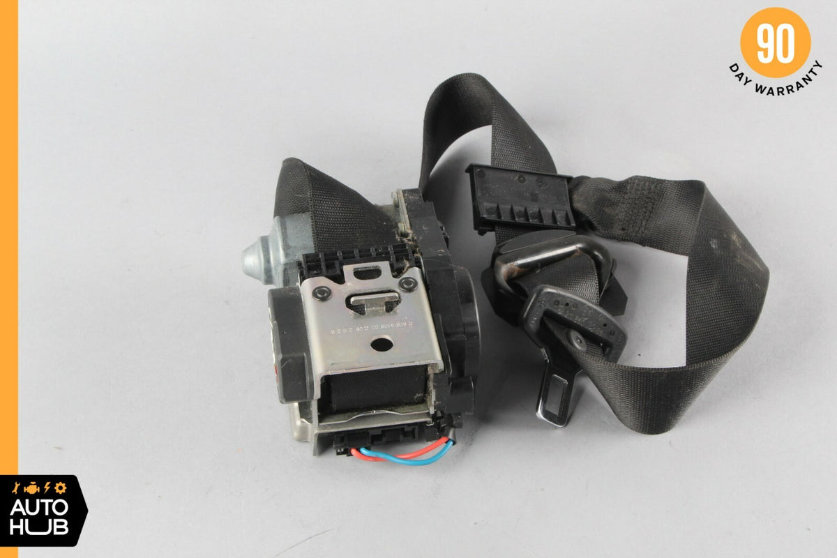 07-09 Mercedes W211 E350 E550 E63 Front Left Driver Side Seat Belt Black OEM - photo 1