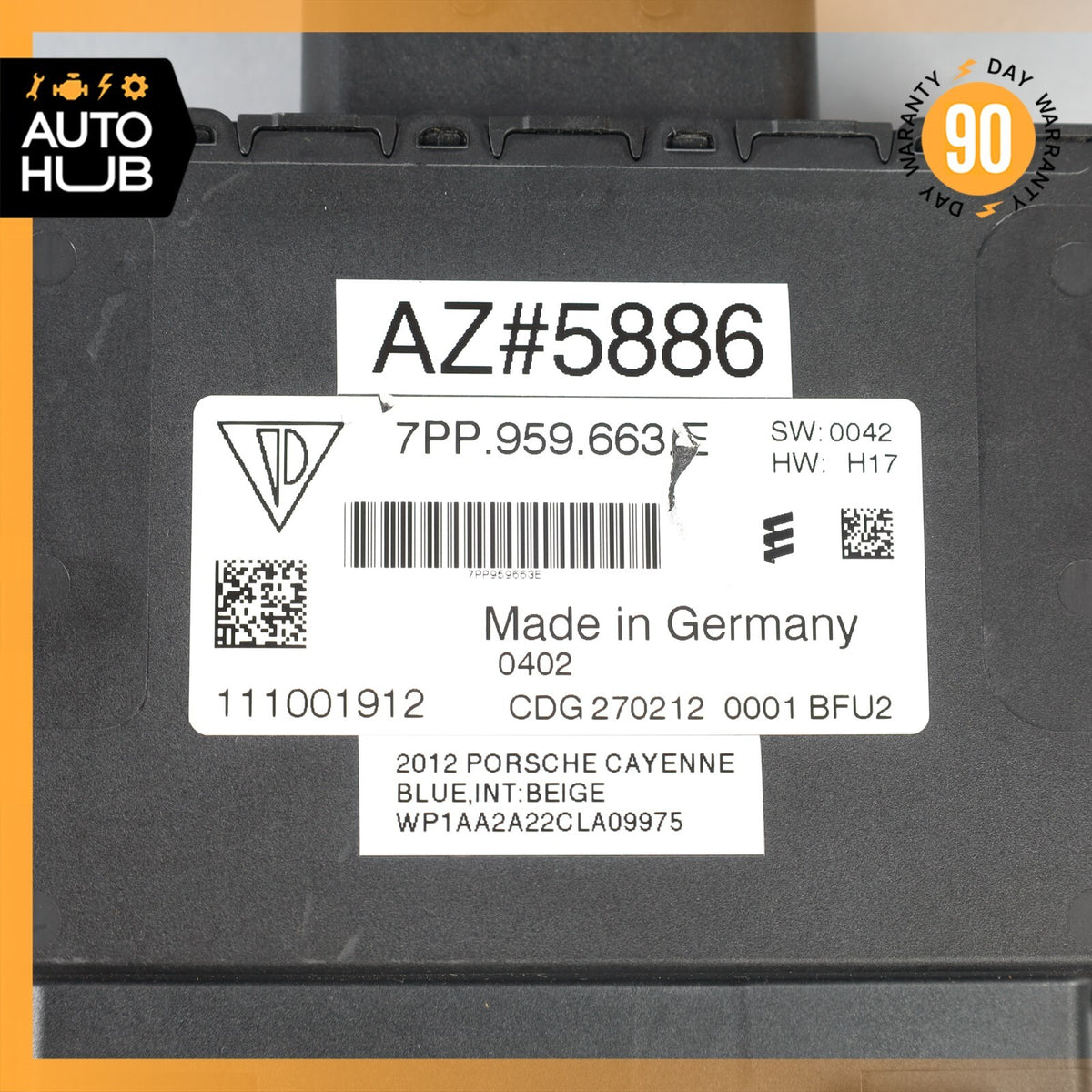 Porsche Cayenne 958 Start Stop Voltage Stabilizer Control Module ECU OEM - photo 6
