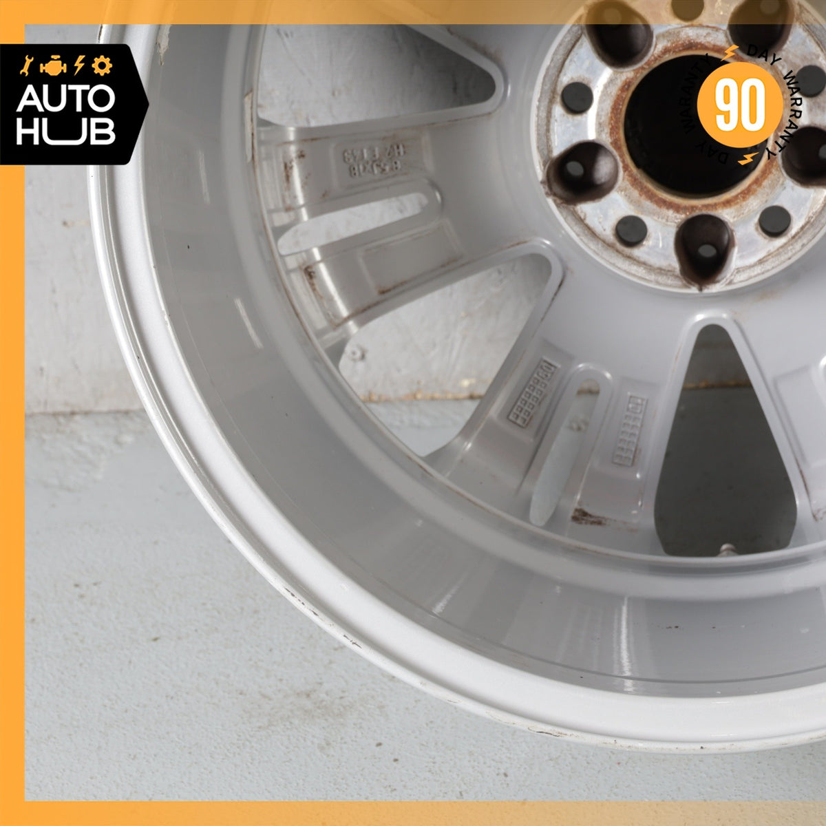 Mercedes W221 S400 S550 CL550 8.5 x 18 18" Wheel Rim Silver 2214017402 OEM - photo 16