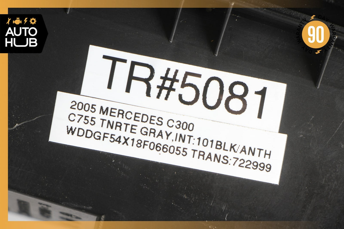 08-17 Mercedes W204 C300 E350 Center Console Ashtray Ash Tray Rear Black OEM - photo 9