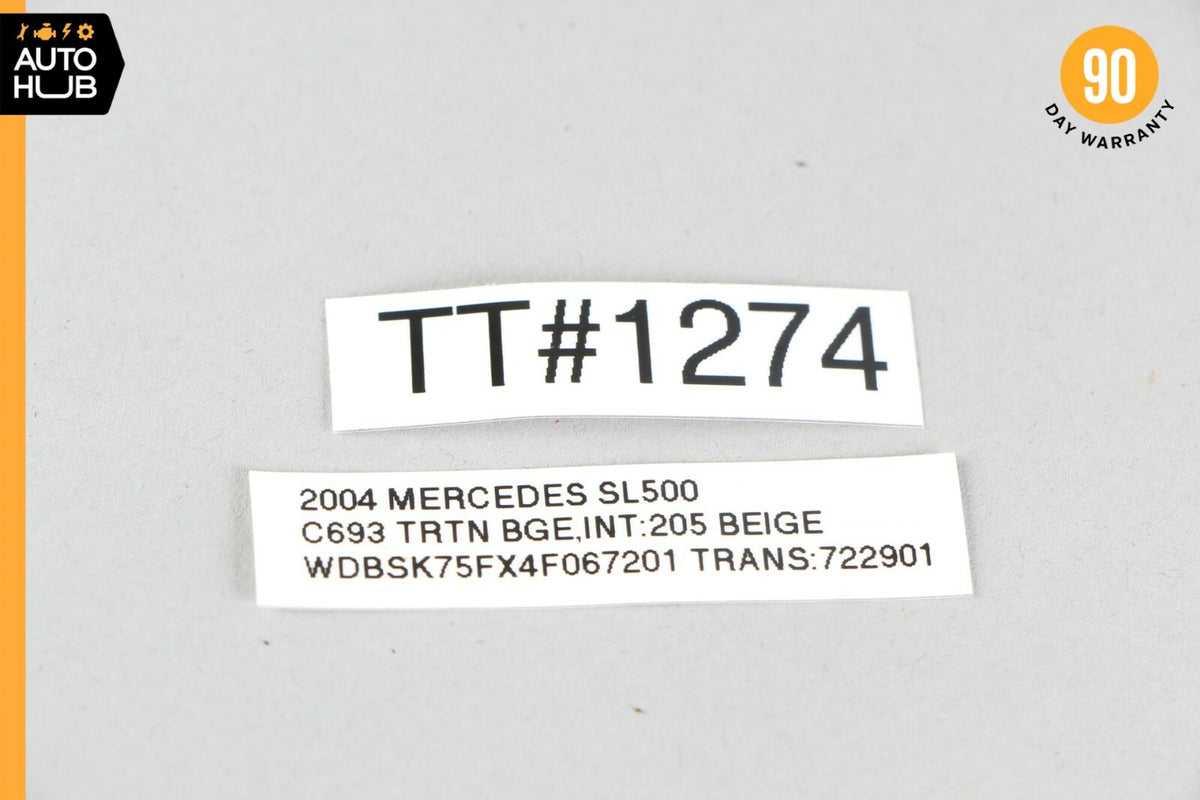 03-08 Mercede R230 SL500 SL550 Center Console ESP Parking Control Switch OEM - photo 12