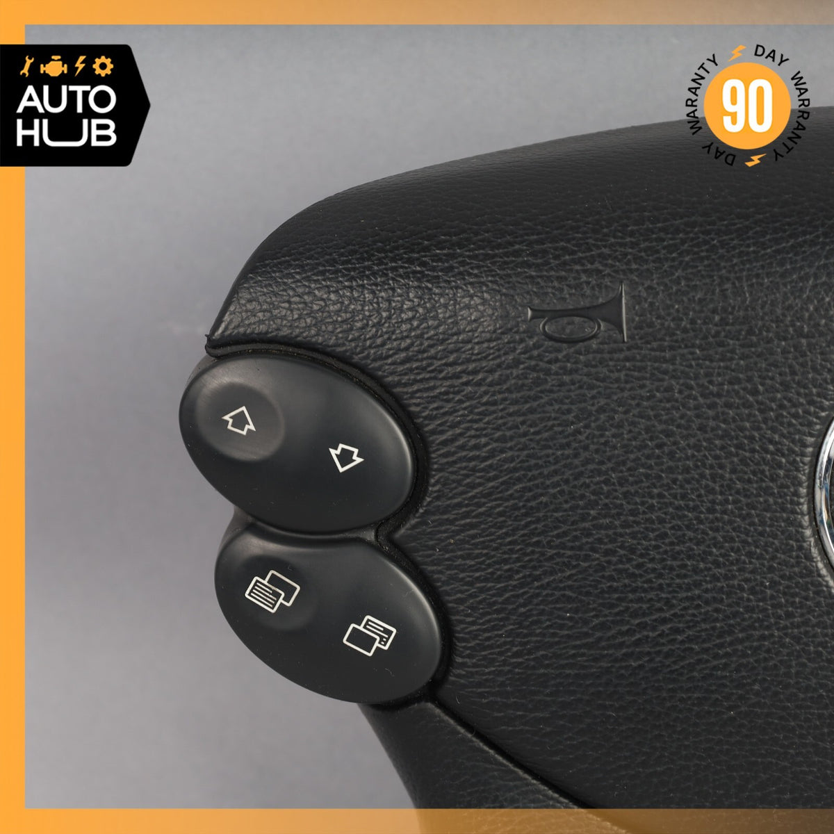 Mercedes R230 SL500 SL55 AMG CLK500 E350 Steering Wheel Airbag Air Bag Black OEM - photo 2
