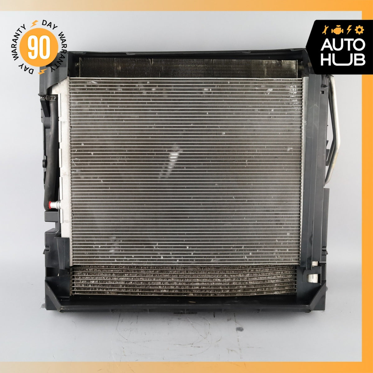 10-14 BMW E70 X5 X6 50i Water Cooling Radiator A/C Condenser Aux Cooler OEM - photo 1