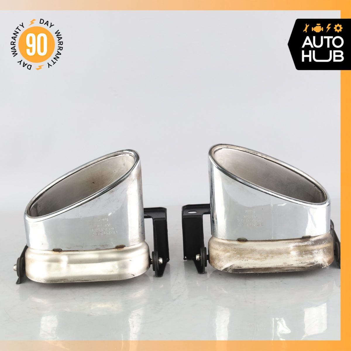 Bentley Continental GTC GT Exhaust Muffler Tips Left and Right Set OEM - photo 11