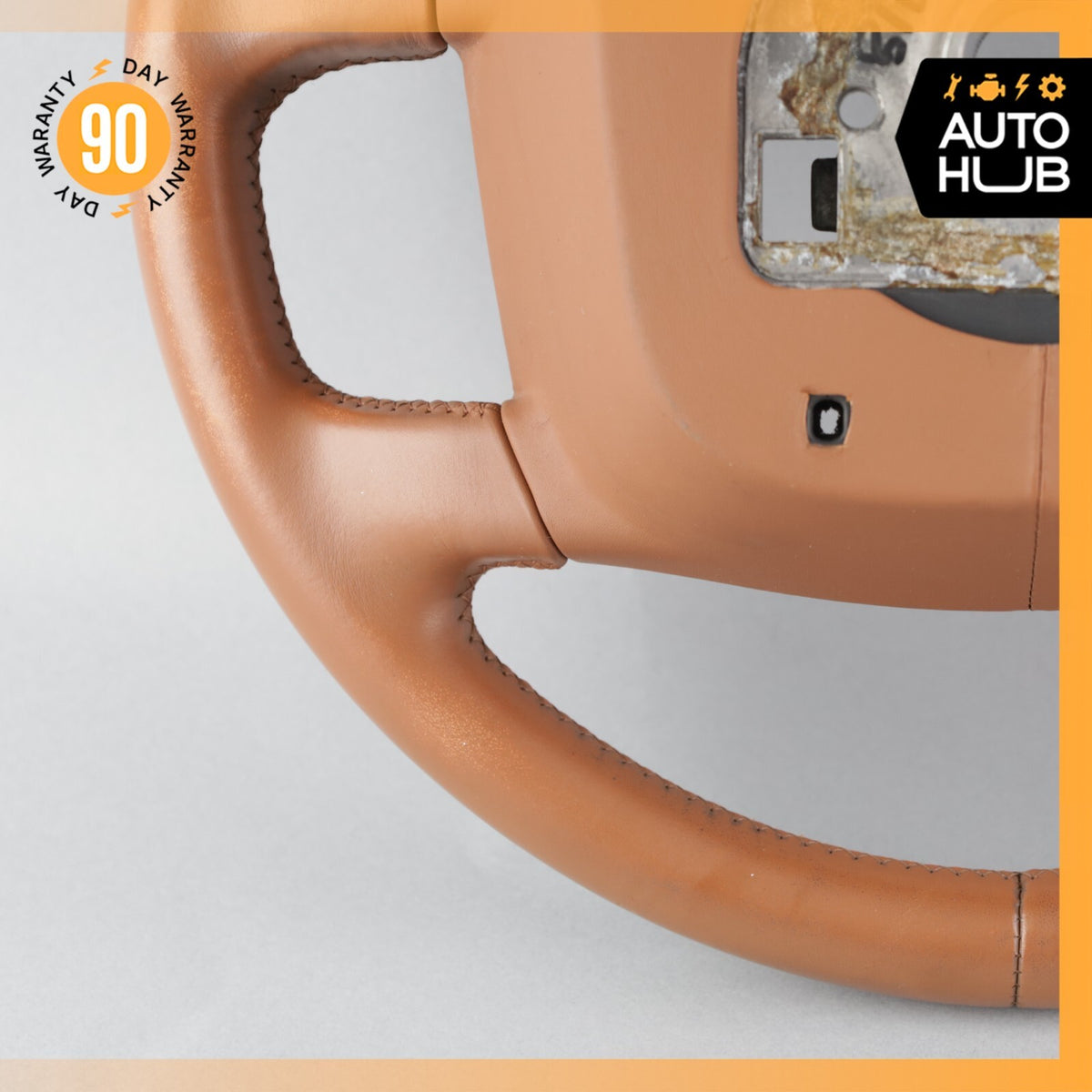 03-10 Bentley Continental Flying Spur GT GTC Driver Steering Wheel Brown OEM 58k - photo 12