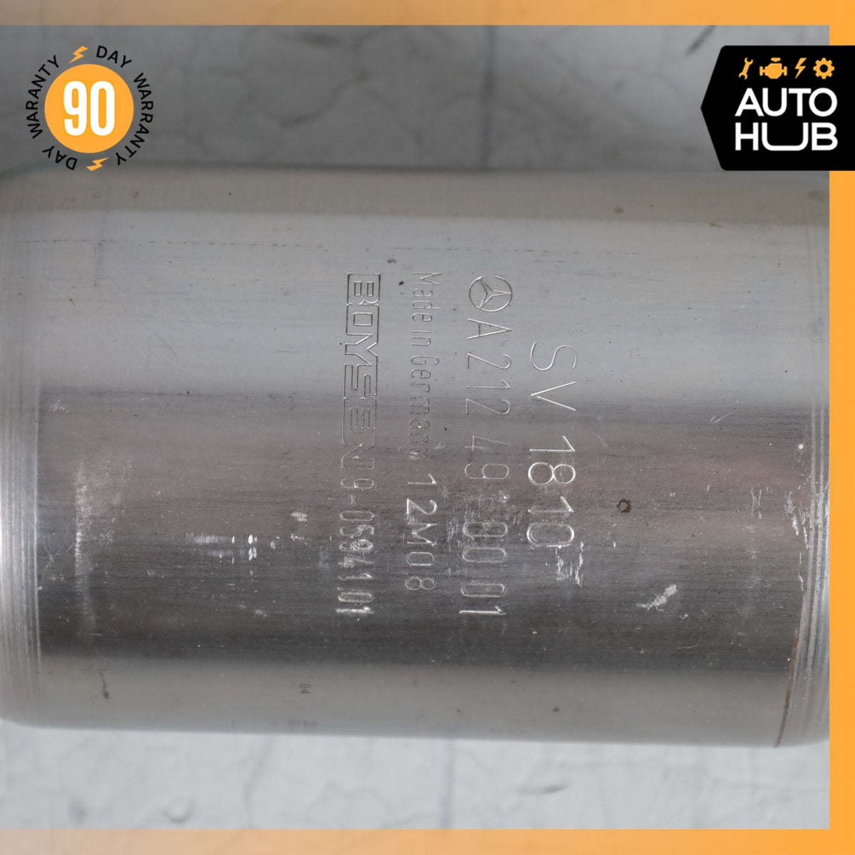 12-14 Mercedes W204 C250 M271 1.8L Center Medium Exhaust Pipe 2124910001 OEM 84k - photo 8