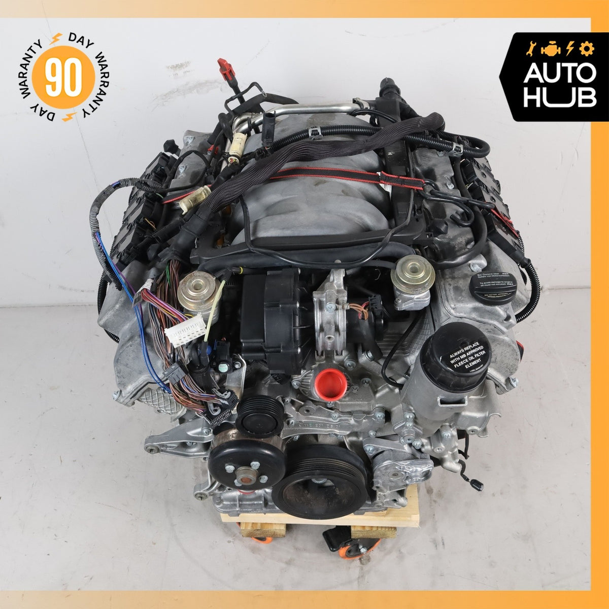 99-06 Mercedes R230 SL500 CLK500 Engine Motor Assembly 5.0 V8 M113 113.963 OEM - photo 10