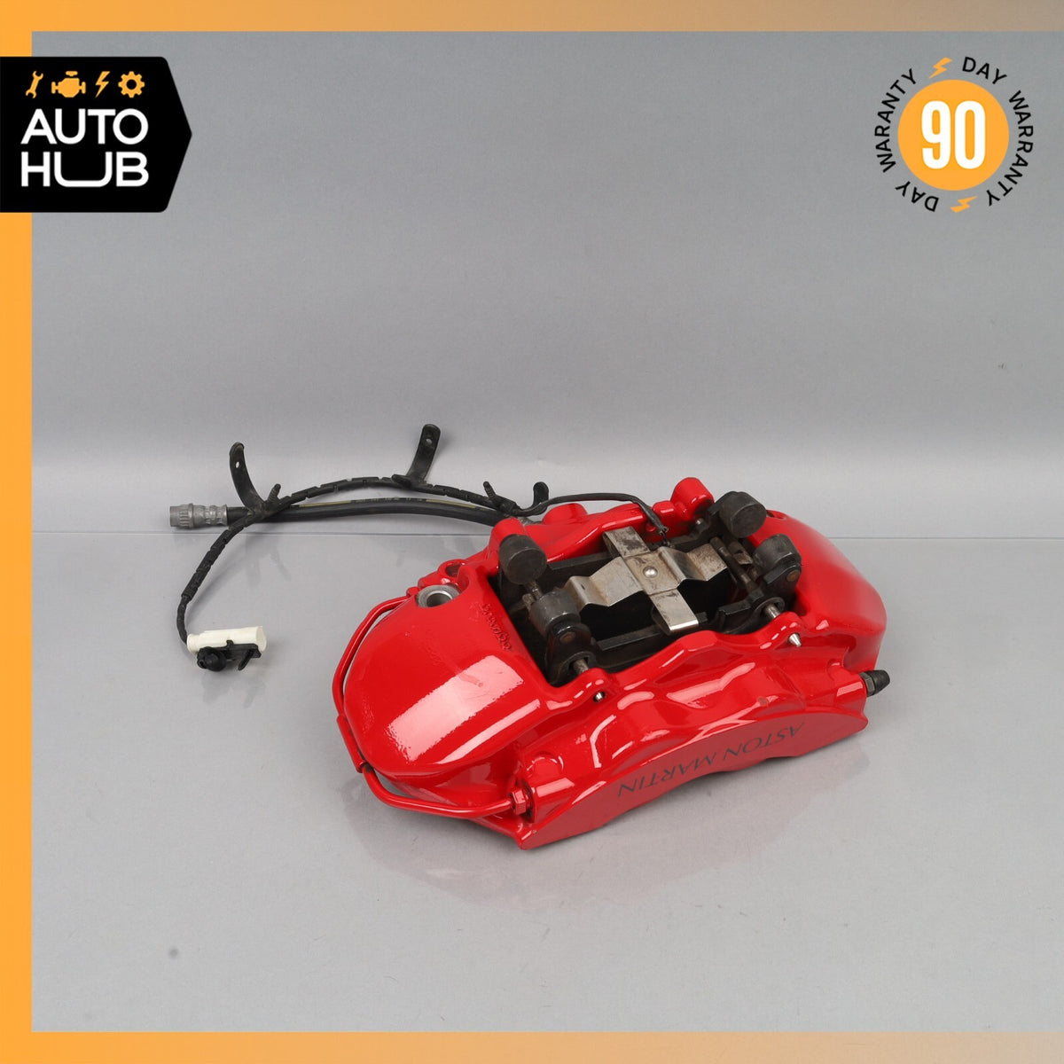Aston Martin DB11 Rear Left Driver Side Brake Caliper Brembo Red OEM - photo 2