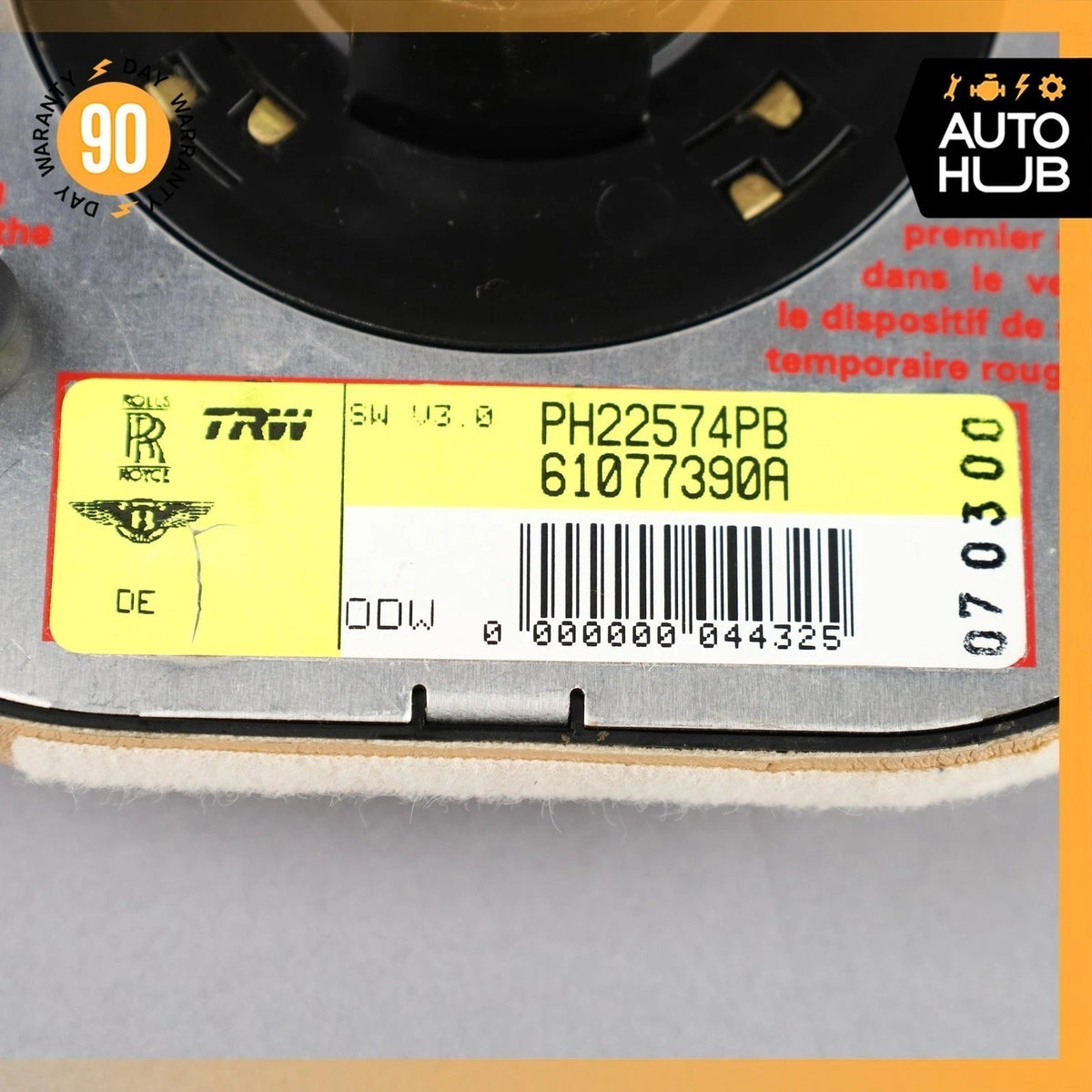 99-02 Bentley Arnage / RR Seraph Steering Clockspring Clock Spring PH22574PB OEM - photo 11
