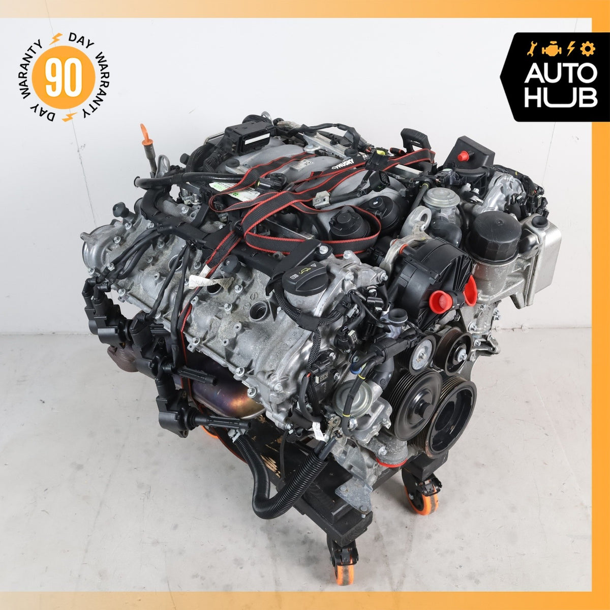 07-12 Mercedes R230 SL550 E550 Engine Motor Assembly 5.5L V8 M273 RWD OEM 90k - photo 3