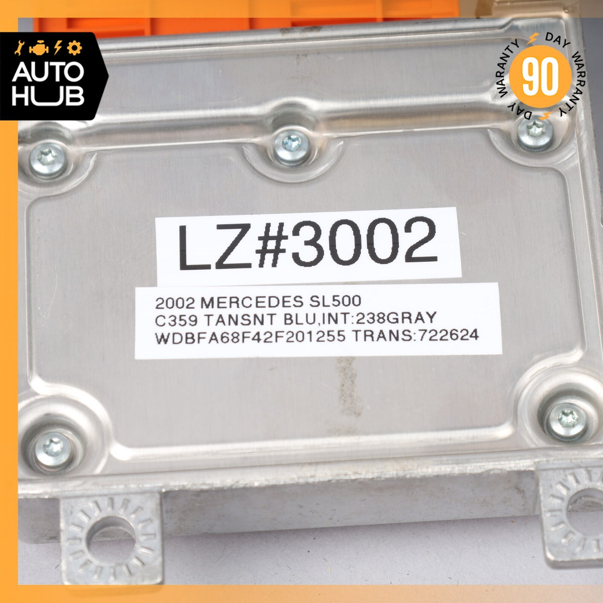 96-02 Mercedes R129 SL500 E420 Airbag Air Bag Sensor SRS Control Module OEM - photo 8