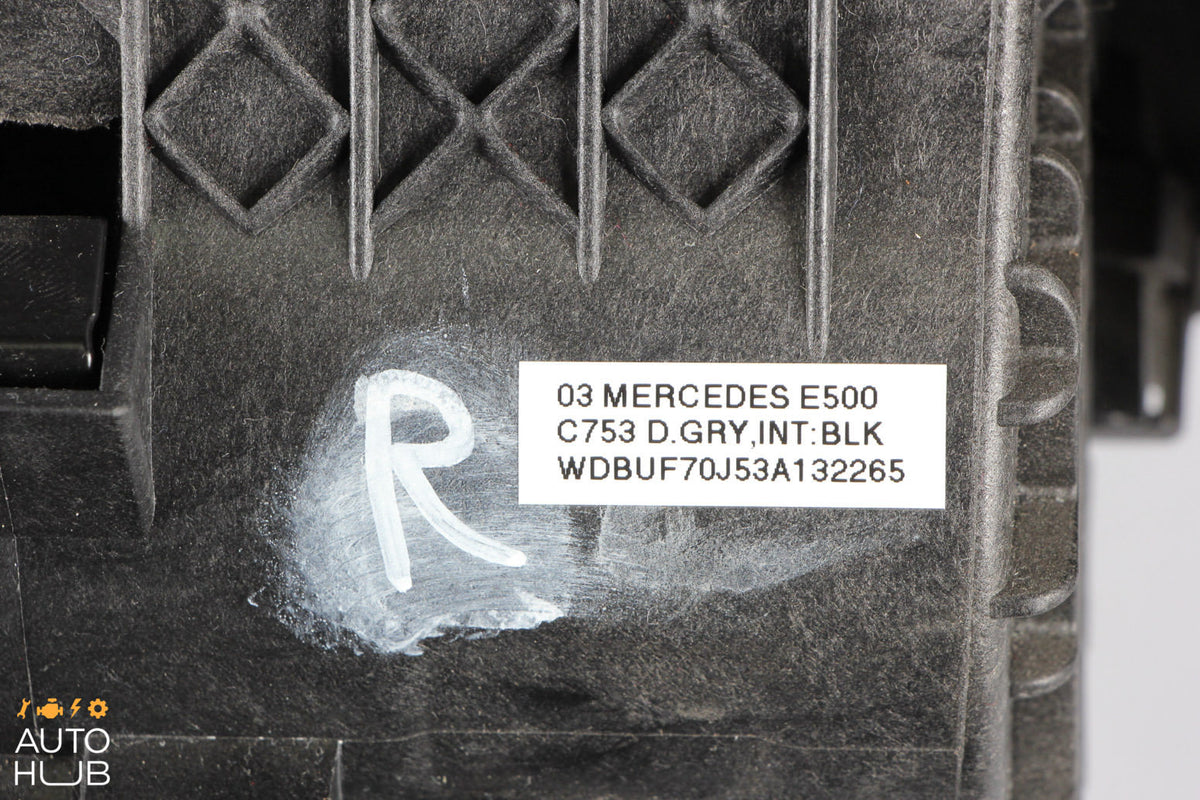 03-06 Mercedes W211 E500 E55 Right Passenger Under Seat Compartment Black OEM #2 - photo 12