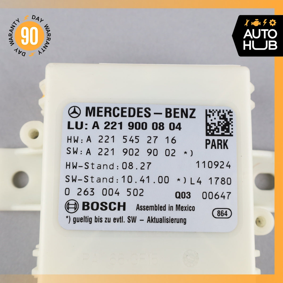 10-14 Mercedes W221 S550 CL550 Rear Parking Parktronic Control Module OEM - photo 8