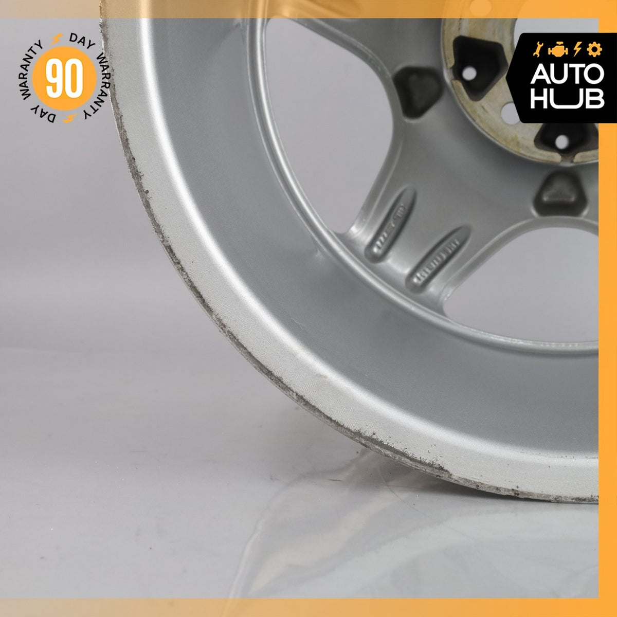 Mercedes R170 SLK230 C280 8.5 x 17 17" Rear Wheel Rim Silver 1704011402 OEM - photo 13