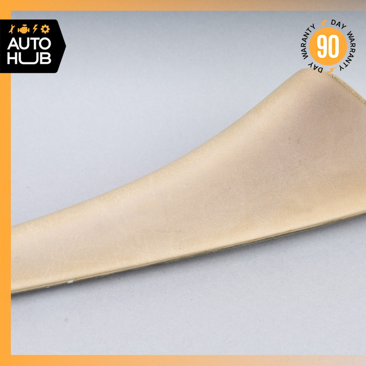 Mercedes W126 420SEL Rear Right Side Door Window Panel Trim Beige OEM - photo 5