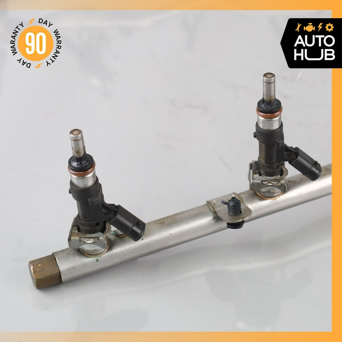 Mercedes W211 E63 SL63 CL63 AMG Engine Fuel Injector Rail w/ Injectors OEM - photo 8