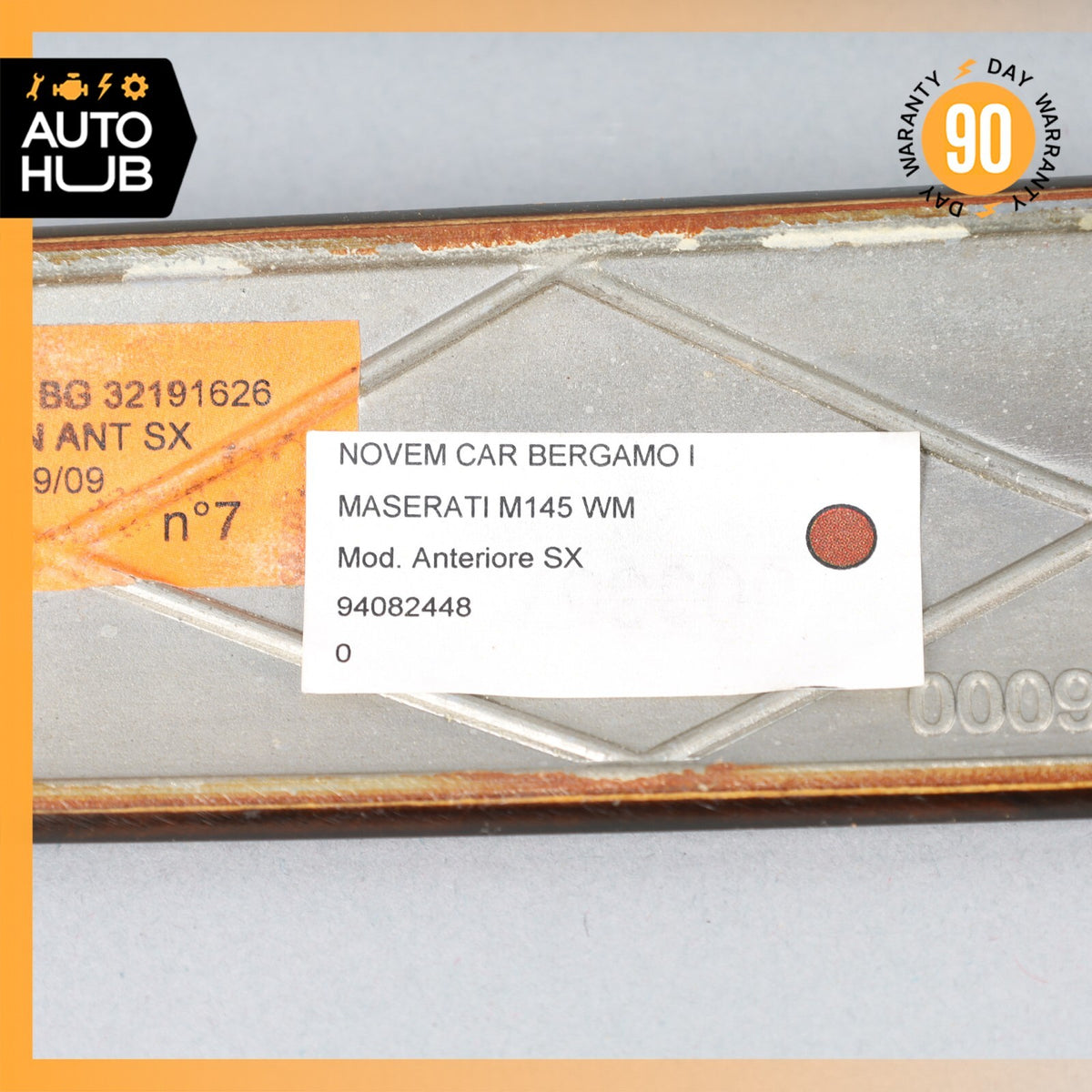 08-19 Maserati GranTurismo M145 Front Left Driver Side Door Panel Trim Wood OEM - photo 15