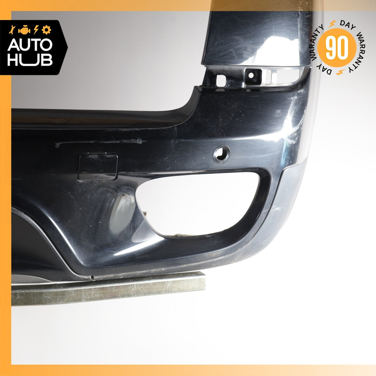11-13 BMW E70 X5 Rear Bumper Cover Panel Assembly Black OEM - photo 6