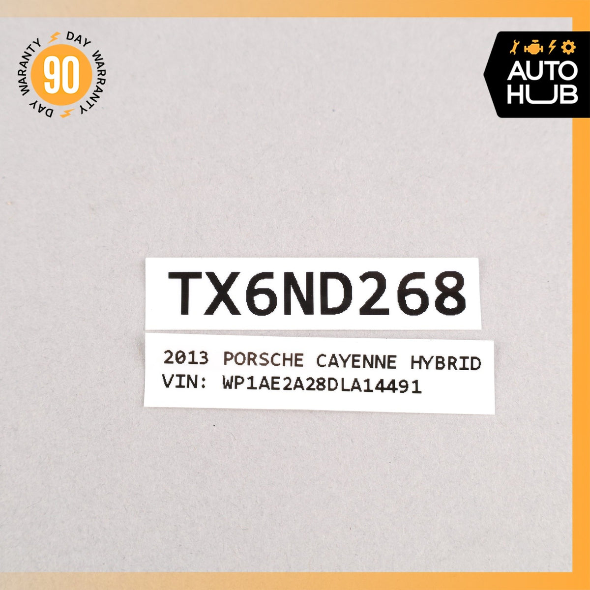 11-14 Porsche Cayenne 958 Front Right Bumper Tow Hook Hitch Cover Lid Black OEM - photo 10
