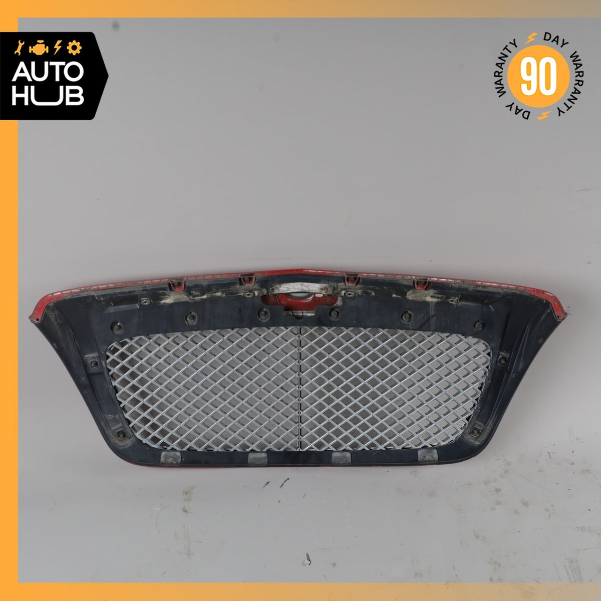 Bentley Continental GT Flying Spur Hood Radiator Grille Grill Red OEM - photo 12