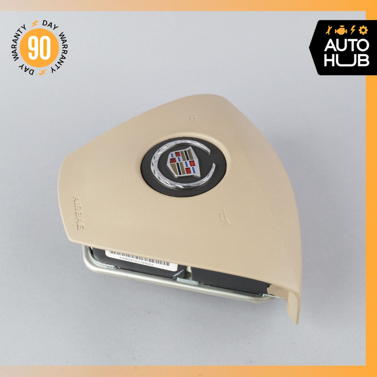 04-07 Cadillac XLR Driver Steering Wheel Airbag Beige 15782241 OEM 70k - photo 8