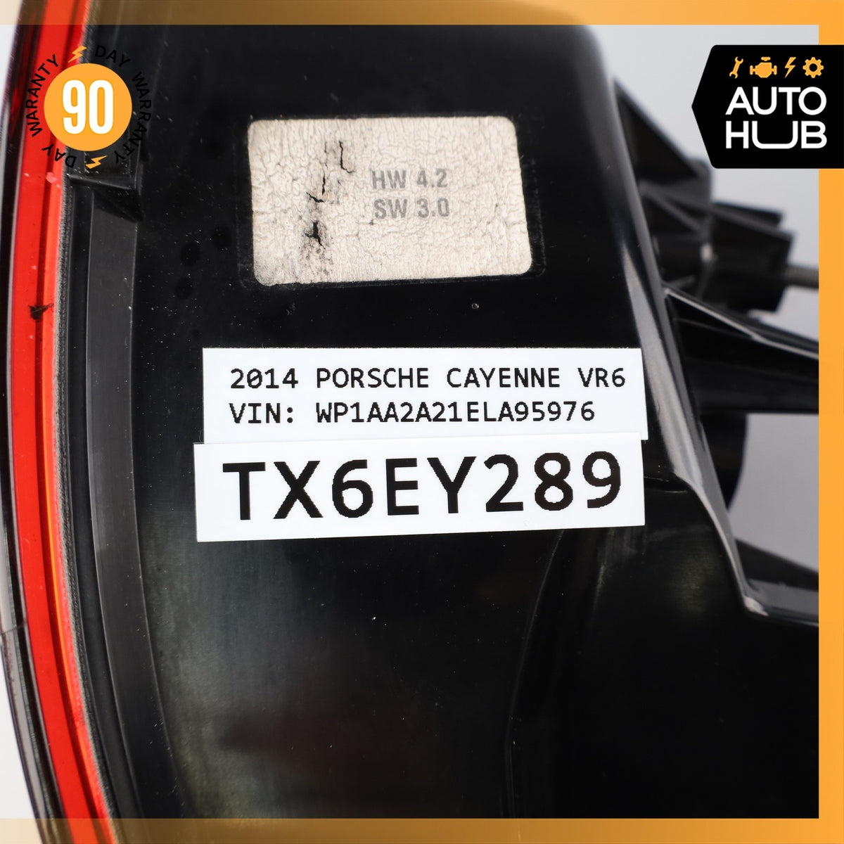 11-14 Porsche Cayenne 958 Rear Right Side Inner Tail Light Lamp OEM 78k - photo 16