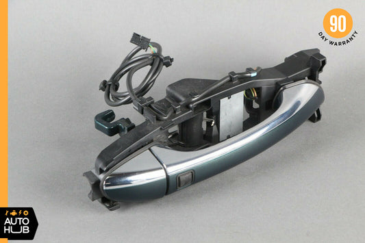06-11 Mercedes W219 CLS500 CLS55 AMG Door Handle Keyless Go Rear Right Green OEM - photo 1