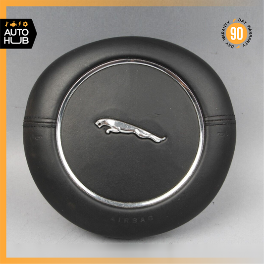 10-19 Jaguar XJ X351 5.0L Steering Wheel Airbag Air Bag Black OEM - photo 1